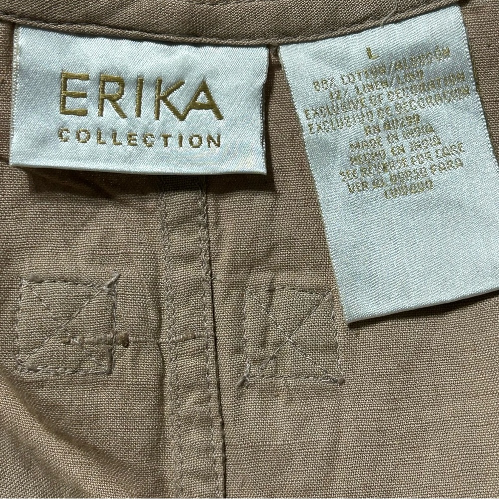 Vintage Erika Collection Jumper Dress cotton linen blend Lagenlook boho … - Picture 9 of 15